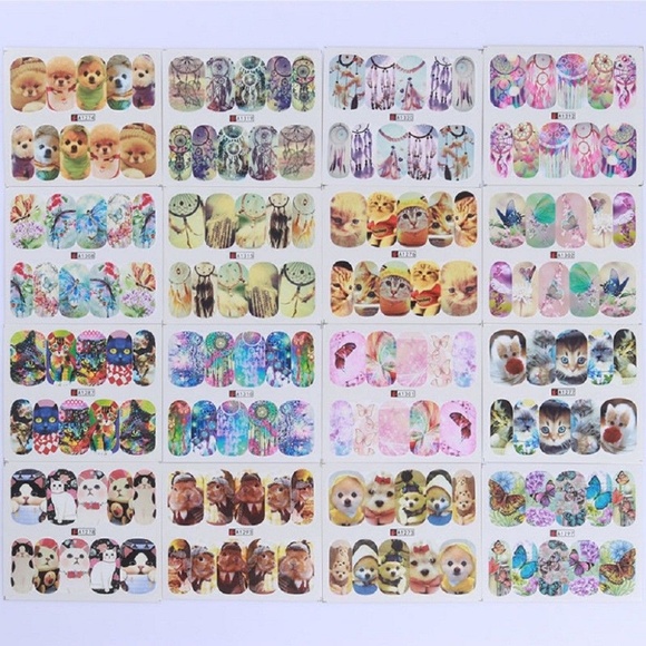 🔘5 For 25$ Adorable Nail Art Stickers - Picture 4 of 4